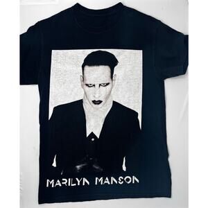 Marilyn Manson 2015 The End Times Tour Tshirt Pre-Owned in fair size is guessed